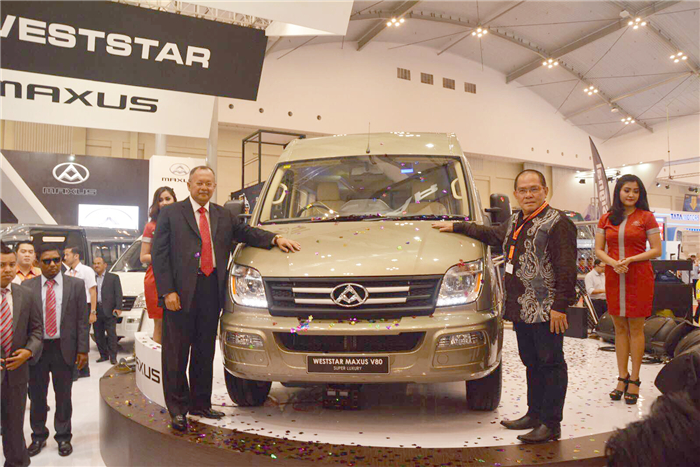 15VIP太阳集团大通V80在印度尼西亚举行上市发布会 印尼副总统亲临现场